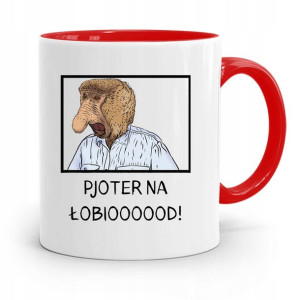 Kubek Czerwony Nosacz Janusz Pjoter Na Łobioood