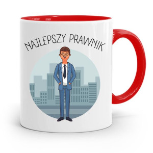 Kubek Czerwony Prawnika Najlepszy Prawnik Prezent