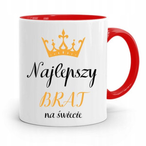 Kubek Czerwony Prezent Dla Brata Najlepszy Brat