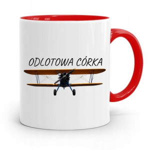 Kubek Czerwony Prezent Dla Córki Odlotowa Córka
