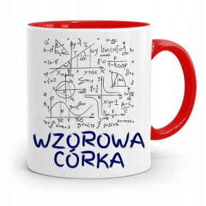 Kubek Czerwony Prezent Dla Córki Wzorowa Córka