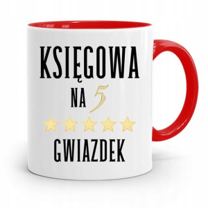 Kubek Czerwony Prezent Dla Księgowej Księgowego