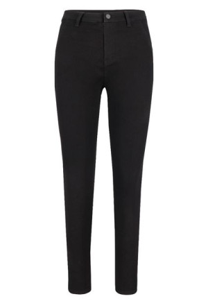 Damskie Spodnie Rurki Slim Fit Czarne Volcano R-larisa 32-30
