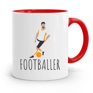 Kubek Czerwony Prezent Dla Piłkarza Footballer