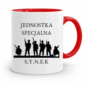 Kubek Czerwony Prezent Dla Syna Jednostka Spec