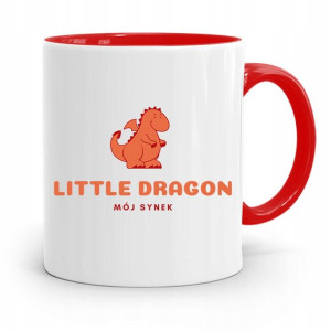 Kubek Czerwony Prezent Dla Syna Little Dragon