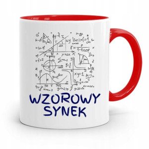 Kubek Czerwony Prezent Dla Syna Wzorowy Synek