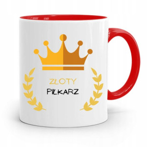 Kubek Czerwony Prezent Dla Złotego Piłkarza