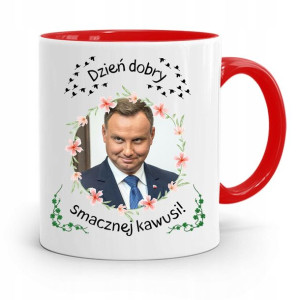 Kubek Czerwony Prezydenta Andrzej Duda Pis Zdrowie