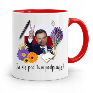 Kubek Czerwony Prezydenta Andrzej Duda Pis Zdrowie