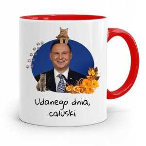 Kubek Czerwony Prezydenta Andrzej Duda Pis Zdrowie