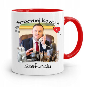 Kubek Czerwony Prezydenta Andrzej Duda Pis Zdrowie