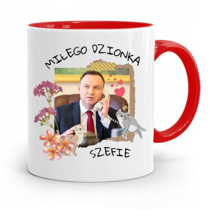 Kubek Czerwony Prezydenta Andrzej Duda Pis Zdrowie