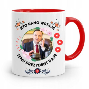 Kubek Czerwony Prezydenta Andrzej Duda Pis Zdrowie