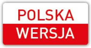 POLSKA WERSJA, naklejki 30x15mm, 100szt.