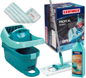 Mop Leifheit Profi Zestaw Wiadro Z Kółkami 55096