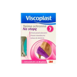 VISCOPLAST Taśma ochronna na stopę 5m x 2,5cm