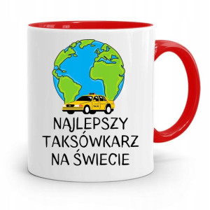 Kubek Czerwony Taksówkarza Najlepszy Na Świecie