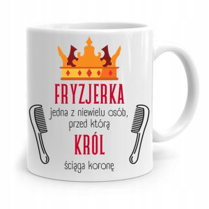 Kubek Dla Fryzjera Barbera Fryzjerka Korona