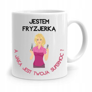 Kubek Dla Fryzjera Barbera Jestem Fryzjerką