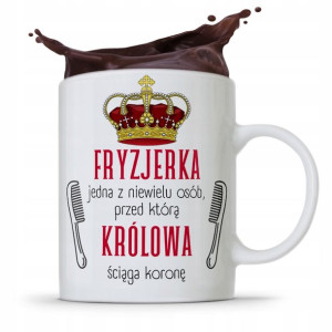 Kubek Dla Fryzjera Fryzjerki Królowa Ściąga Koronę