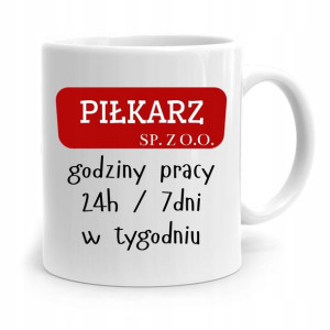 Kubek Dla Piłkarza Zawodnika Piłkarz Sp. Z O.o.