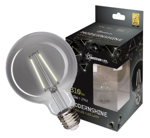 Żarówka LED 4,5W E27 GLOB G95 barwa neutralna duża kula COG MODERNSHINE