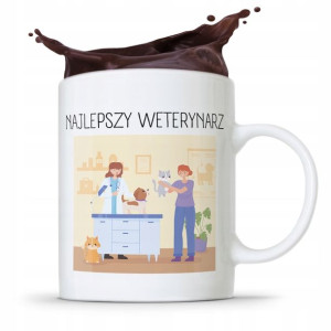 Kubek Dla Weterynarza Najlepszy Weterynarz Prezent