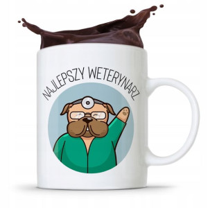 Kubek Dla Weterynarza Najlepszy Weterynarz Prezent