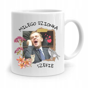 Kubek Donald Tusk Po Platforma Miłego Dzionka