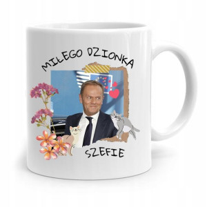 Kubek Donald Tusk Po Platforma Miłego Dzionka