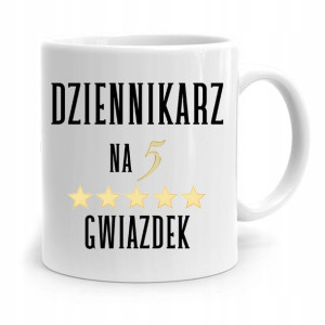 Kubek Dziennikarza Reportera Dziennikarz Na 5
