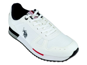 Buty męskie Sportowe U.S. POLO ASSN. BALTY001 WHI 45