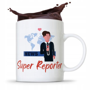 Kubek Dziennikarza Reportera Super Reporter