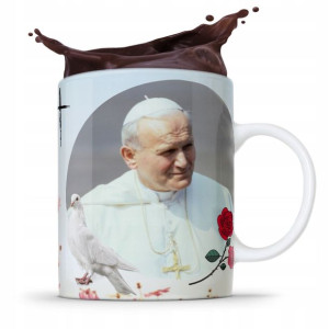 Kubek Fullprint Prezent Papież Jak Paweł Ii Papaj