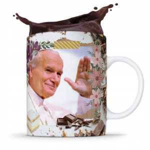 Kubek Fullprint Prezent Papież Jak Paweł Ii Papaj