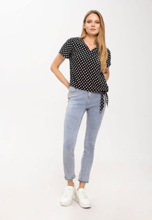 Damskie Jeansy Jasnoniebieskie Slim Fit Volcano D-kelly 33 31-32