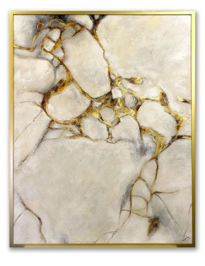 Obraz olejny ręcznie malowany Marmur 83x123cm