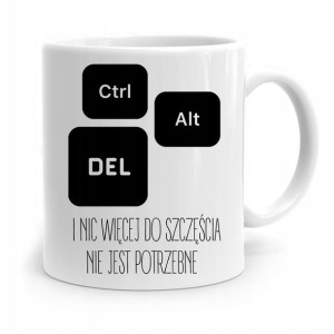 Kubek Informatyka Programisty Ctrl Alt Del