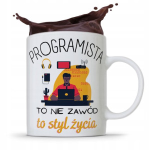 Kubek Informatyka Programisty To Styl Życia