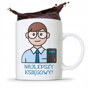 Kubek Księgowej Księgowego Najlepszy Księgowy