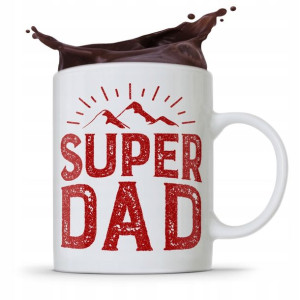 Kubek Na Dzień Ojca Dla Taty Super Dad Prezent