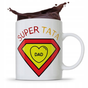 Kubek Na Dzień Ojca Dla Taty Super Tata Prezent