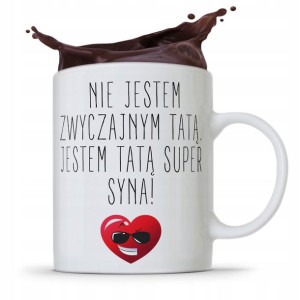 Kubek Na Dzień Ojca Dla Taty Tata Super Syna