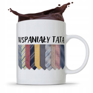 Kubek Na Dzień Ojca Dla Taty Wspaniały Tata