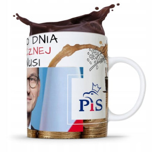Kubek Politycy Mateusz Morawiecki Pis Podatki
