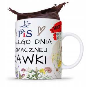 Kubek Politycy Mateusz Morawiecki Pis Podatki