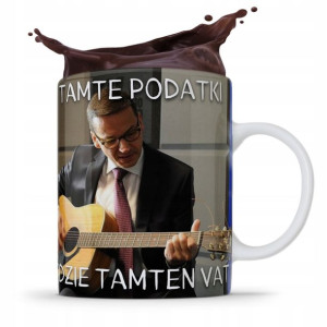 Kubek Politycy Morawiecki Gitara Pis Prywatki
