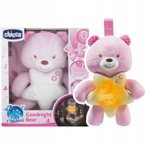 Chicco Misie Miś Szumiący Miś Szumiś Lampka Różowy