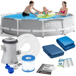 Basen stelażowy 305x76cm INTEX Zestaw 11w1 26702